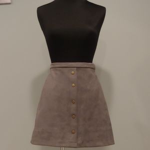 Soft high waisted skirt